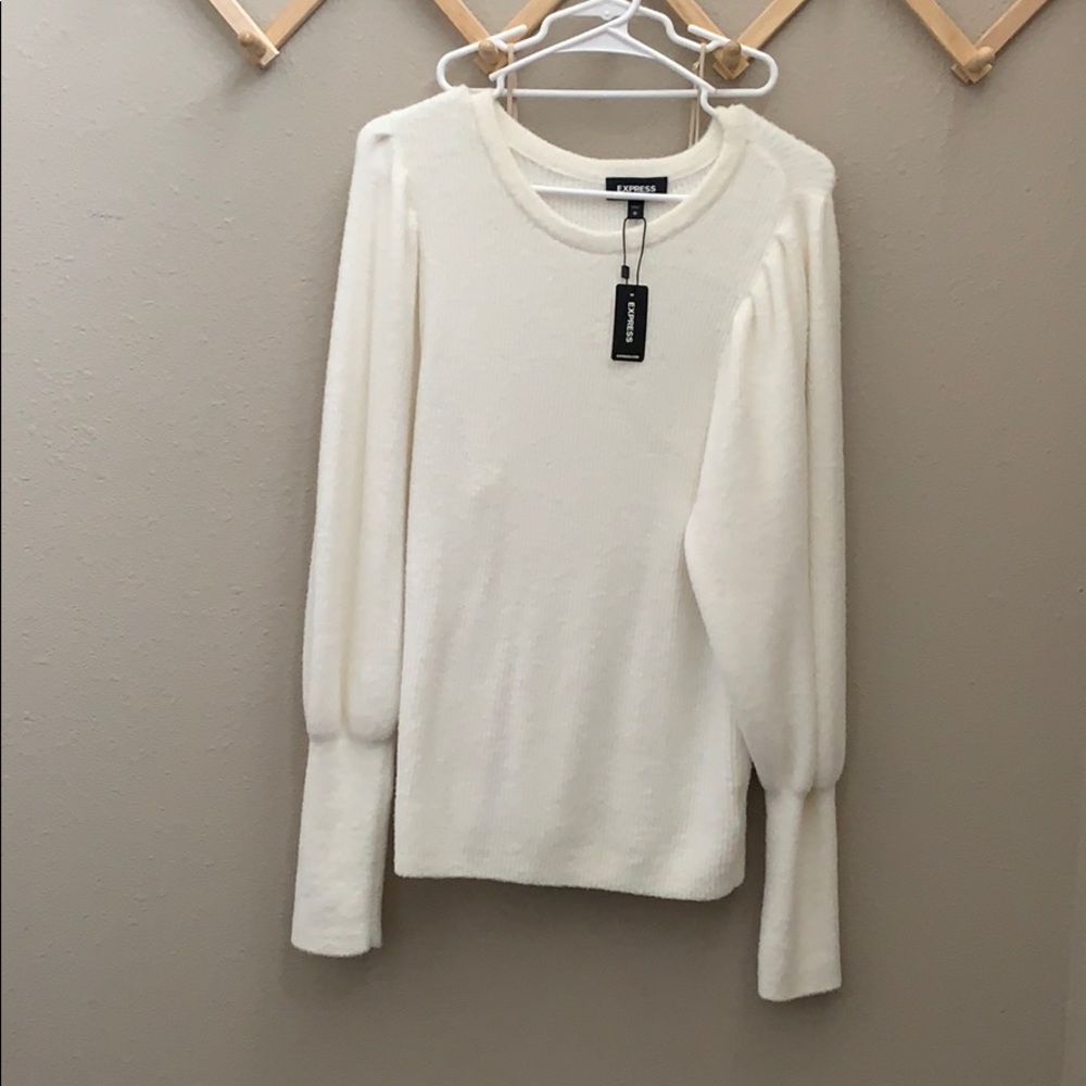 EXPRESS | BUSINESS CASUAL | Balloon Sleeve Sweater